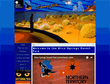 Tablet Screenshot of alicespringsdesertpark.com.au